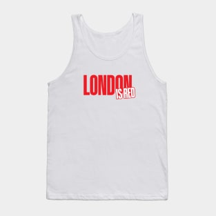 London is Red Tank Top